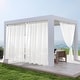 preview thumbnail 4 of 14, Deconovo Tab Top Waterproof Outdoor Sheer Curtains for Patio 2 Panels