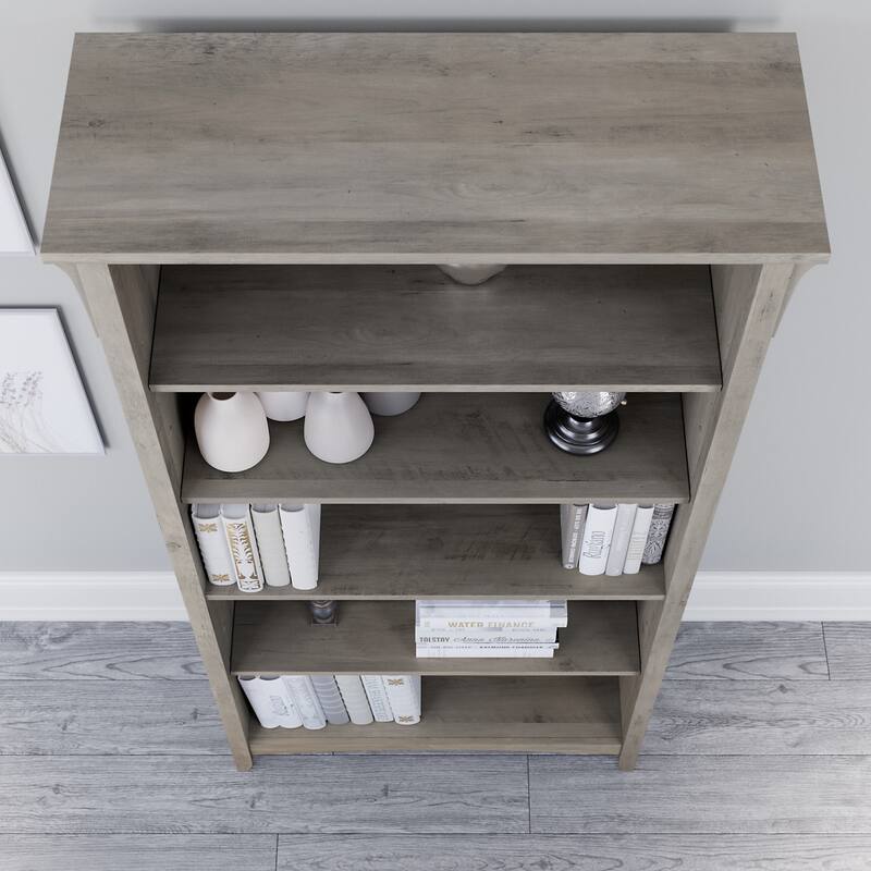 Salinas Tall 5-shelf Bookcase (Set of 2) by Bush Furniture