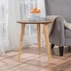 preview thumbnail 2 of 9, Hoyt Mid-Century Wood End Table by Christopher Knight Home - 20" L x 20" W x 22.75" H Natural
