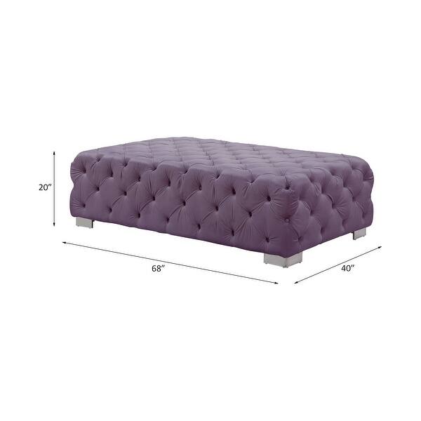 ACME Qokmis Ottoman in Purple