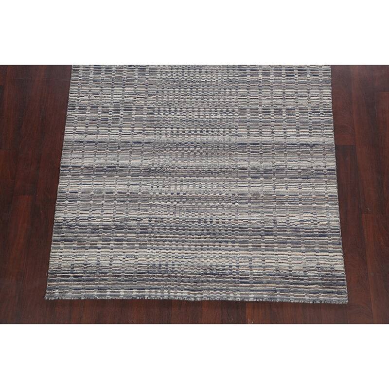 Stunning Geometric Modern Moroccan Oriental Area Rug Wool Hand-knotted - 5'0" x 7'6"
