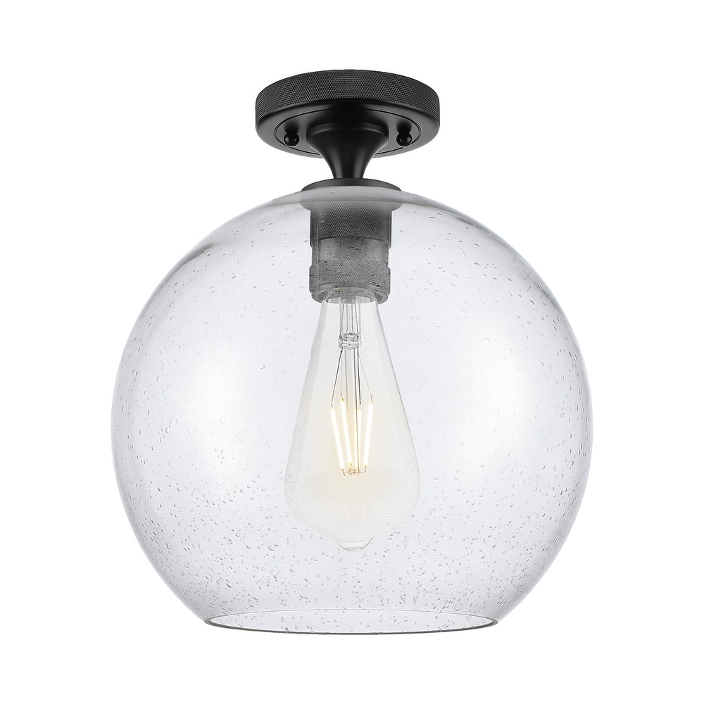 Innovations Lighting 434-1F-10-10 Crown Point Flush Mount Crown Point