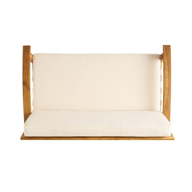 Peyton 4-piece Outdoor Wooden Chat Set by Christopher Knight Home