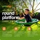 preview thumbnail 22 of 27, gobaplay Round Tree Swing, 39" Platform Saucer (Swingset Frame Not Included)