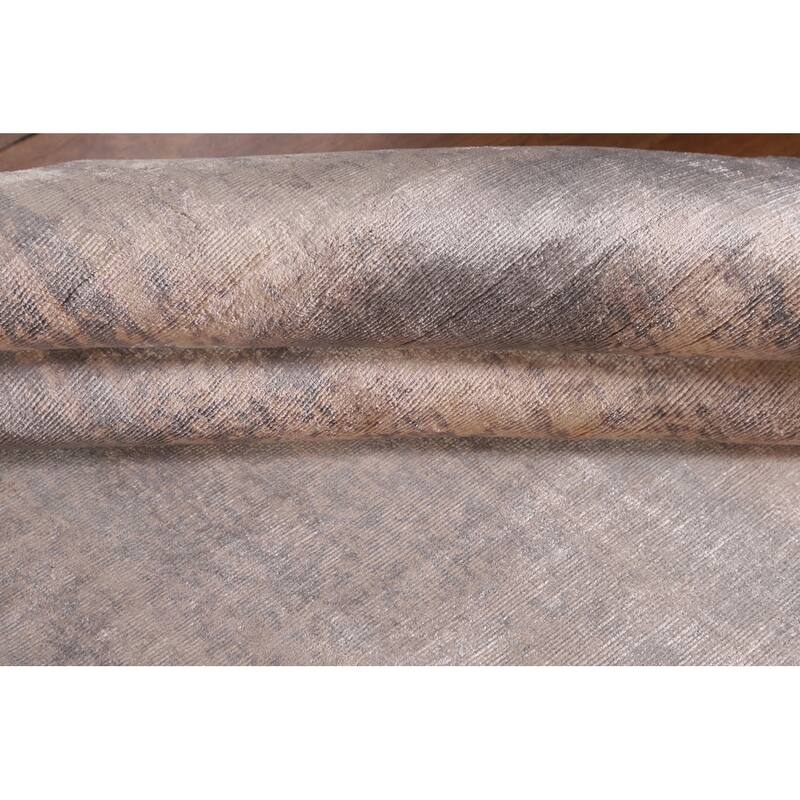 Indian Abstract Modern Area Rug Handmade Wool Carpet - 5'6"x 7'10"