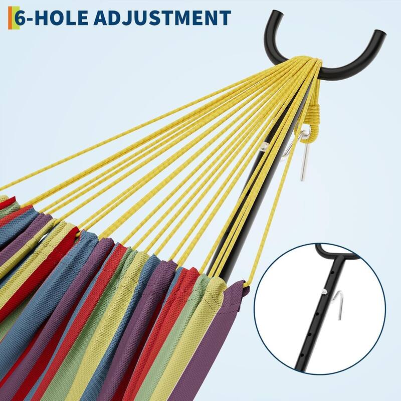 Outdoor Portable Double Hammock for Outside Garden Backyard