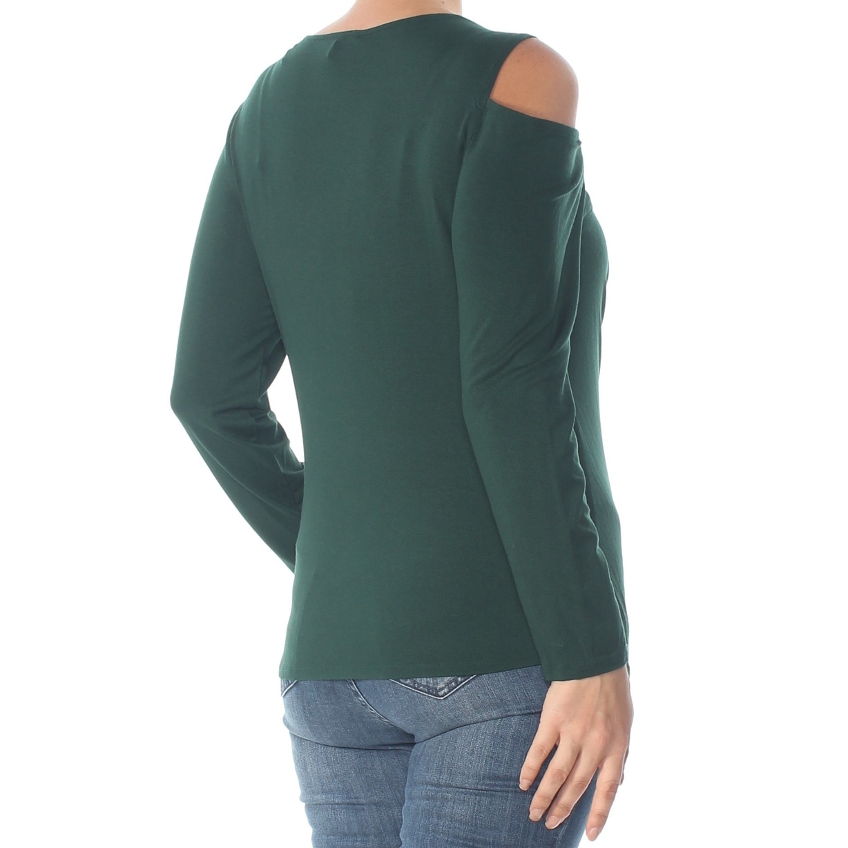 vince camuto ruched cold shoulder top