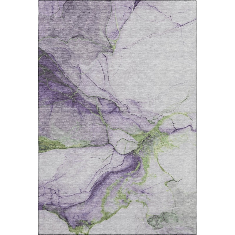 Premium Washable Super Soft Modern Crackle Mayfield Rug