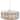 Holman Textured Cotton Drum Pendant - 8"H x 22"W x 22"D