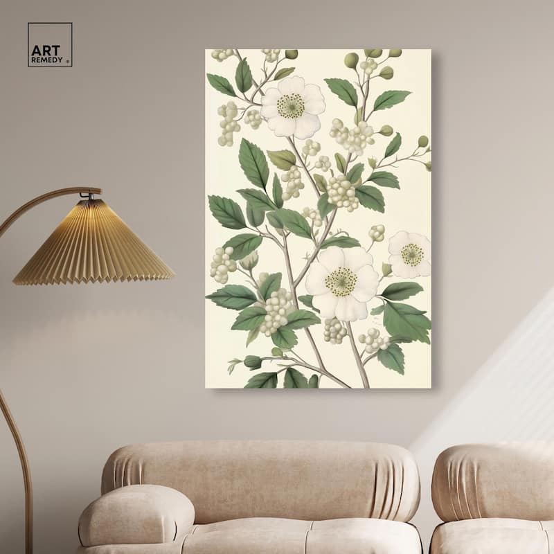White Cherokee I Canvas by Art Remedy, Gallery Wrapped
