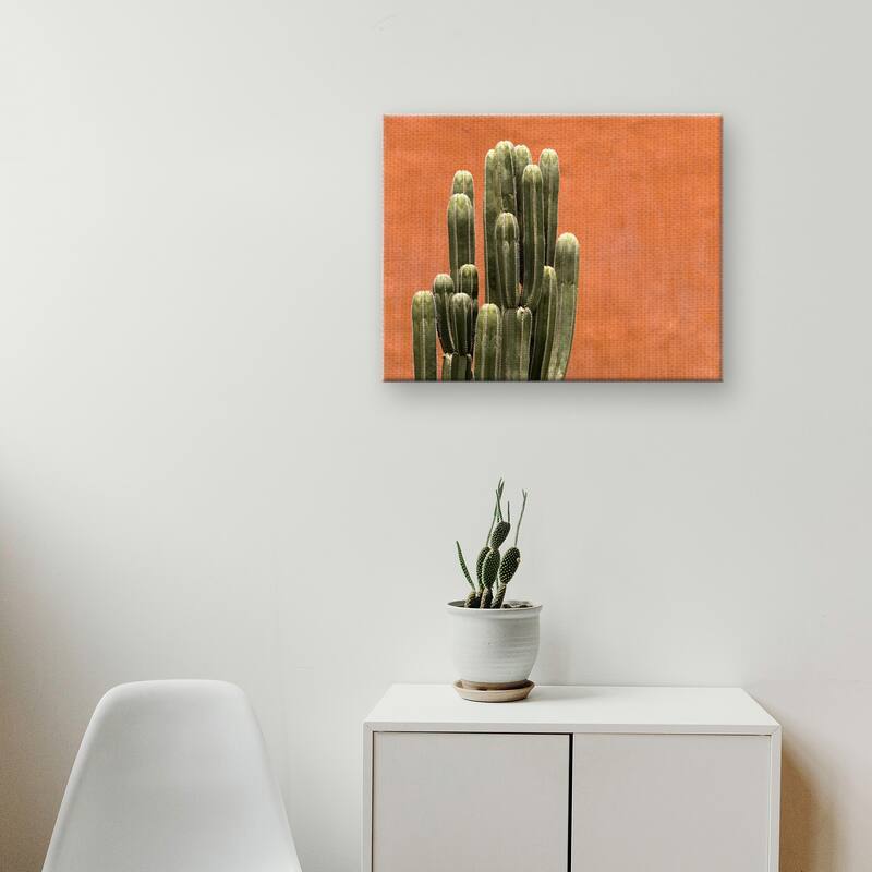 Amber Succulent by Belle Maison Canvas Art Print