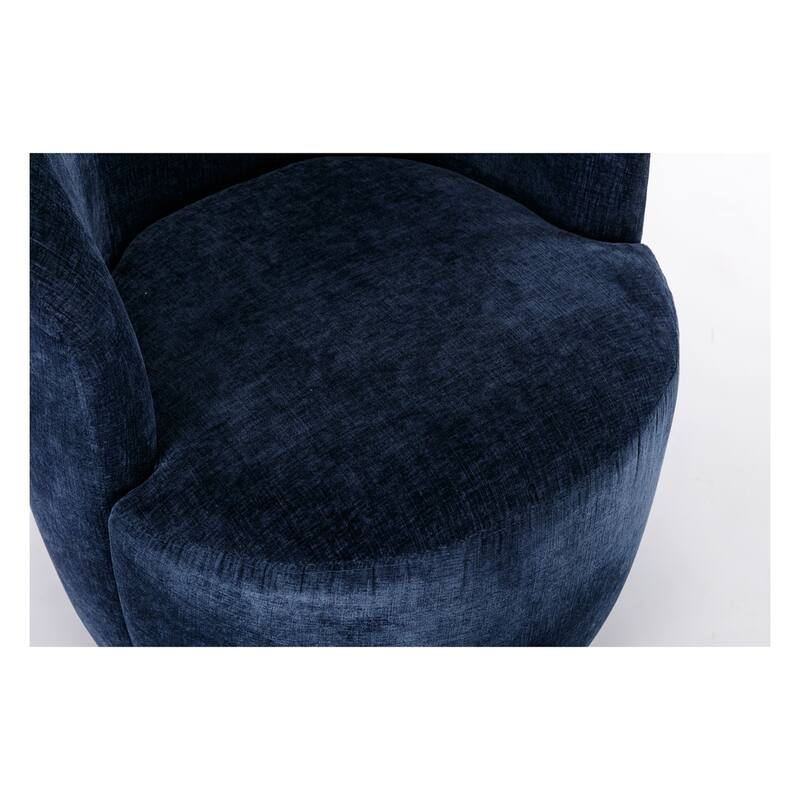 Fabric Swivel Accent Barrel Chair