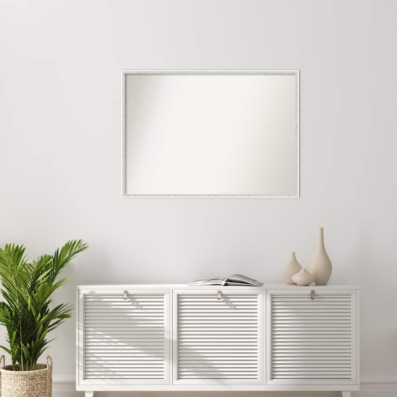 Paige Non-Beveled Wood Framed Wall Mirror
