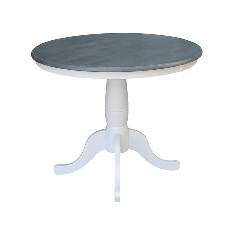 Copper Grove Karl 36-inch Round Top Pedestal Table - 29.1"H