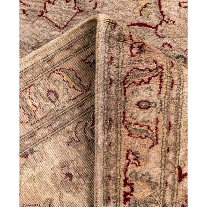 Overdyed One-of-a-Kind Hand-Knotted Runner Rug - Beige - 2' 7" x 10' 7"