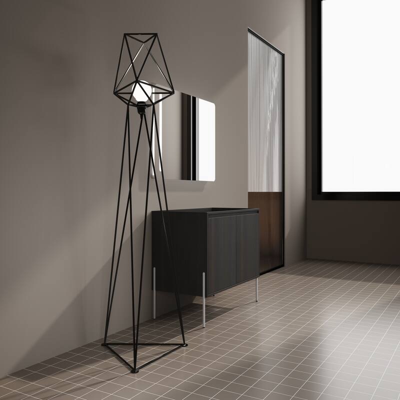 36" Freestanding Bathroom Vanity Cabinet, Soft Close Double Doors, Durable Eco-Friendly Plywood Construction