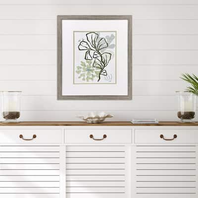Paragon Coral Blockprint III Framed Art