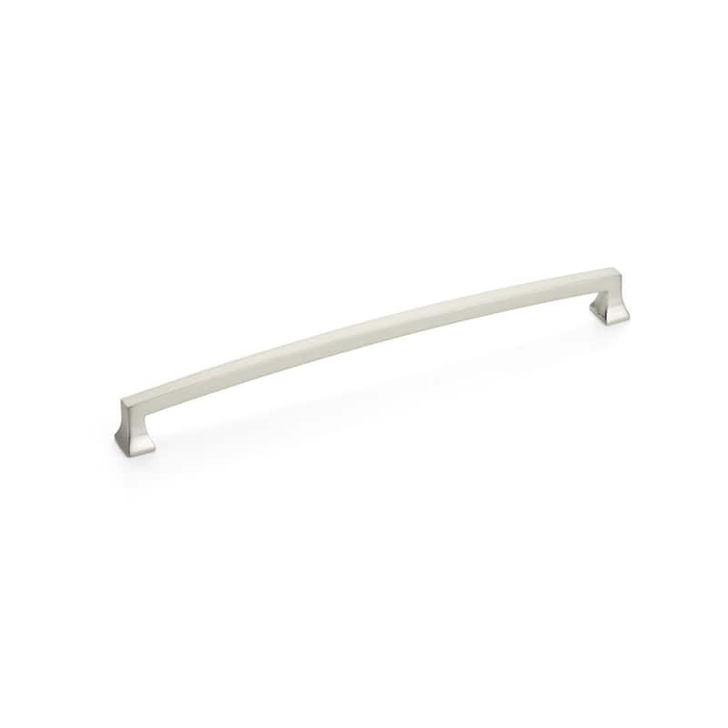 Schaub and Company Menlo Park 10" Center to Center Contemporary Arch - Brushed Nickel