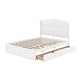 preview thumbnail 10 of 25, Wood Queen Size Platform Bed with Twin Size Trundle and 2 Drawers
