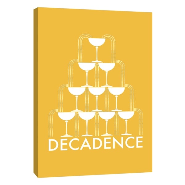 PTM Images 9-105201 PTM Canvas Collection 10" x 8" - "Decadence 2" Giclee Liquor & Cocktails Art Print on Canvas