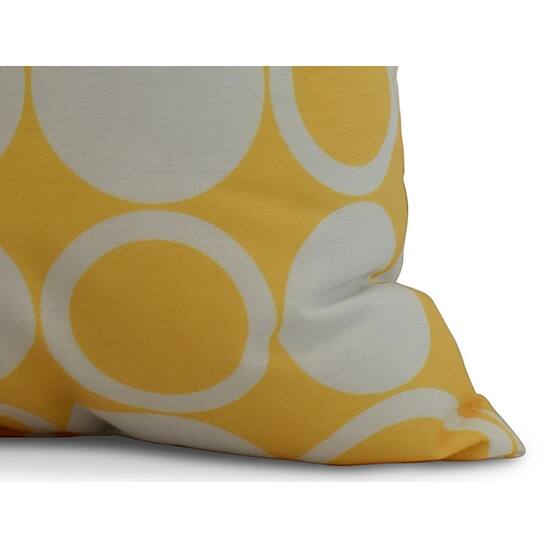 20 x 20 Inch Small Modcircles Geometric Print Outdoor Pillow