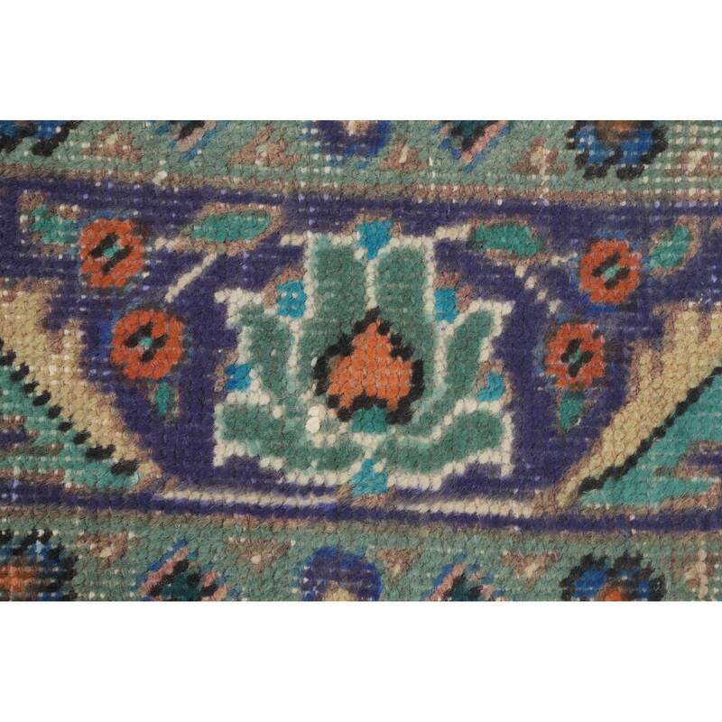 Hand Knotted Oriental 100% Wool Carpet Traditional Floral Pink Tabriz Area Rug - 6' 1'' X 4' 5''