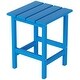preview thumbnail 29 of 71, POLYTRENDS Laguna HDPE Eco-Friendly Outdoor Square Patio Side Table Pacific Blue