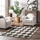 preview thumbnail 5 of 35, Nuloom Chaya Diamond Striped Jute Blend Area Rug 4' x 6' - Charcoal