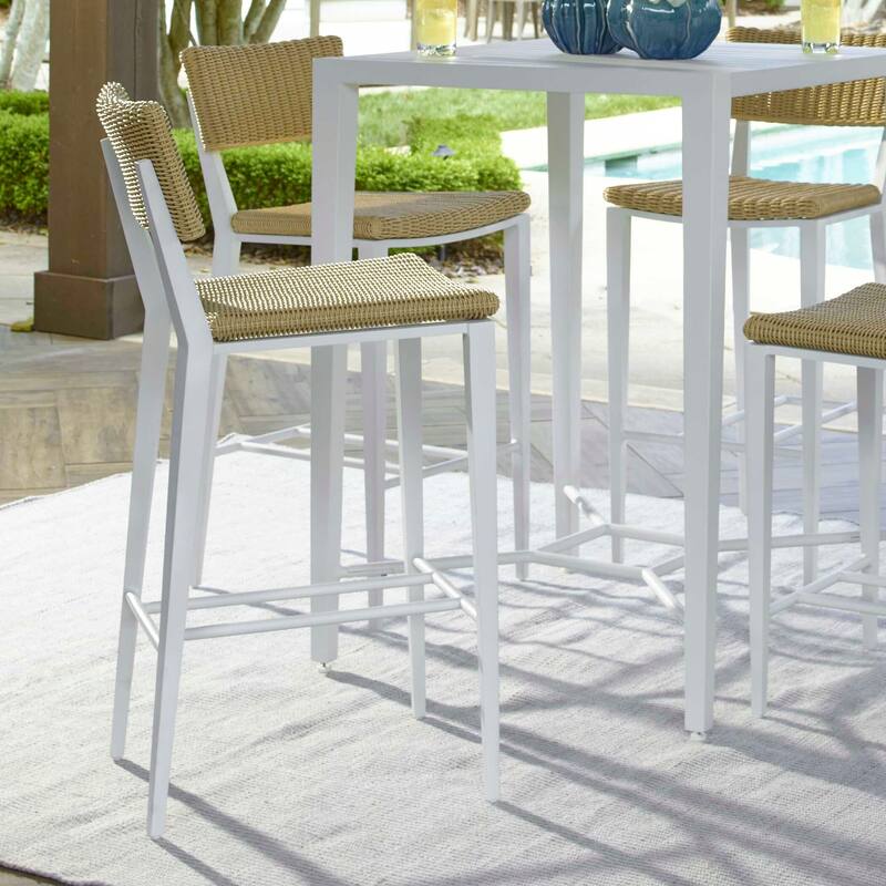 Uttermost Calbas White Outdoor Stool