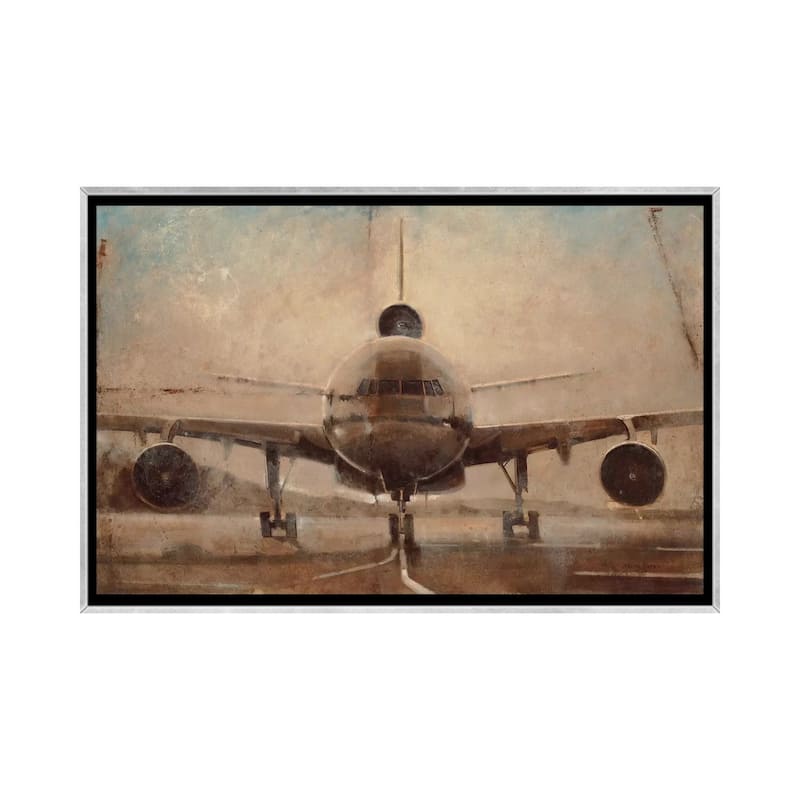 iCanvas "Tonal Plane" by Joseph Cates Framed