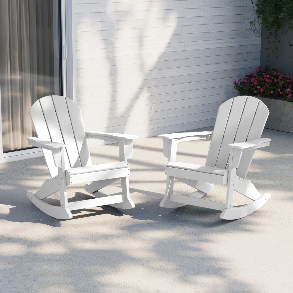 Laguna Hdpe All Weather Outdoor Patio Rocking Chair (Set of 2)