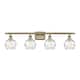 Option Antique Brass / Clear Deco Swirl