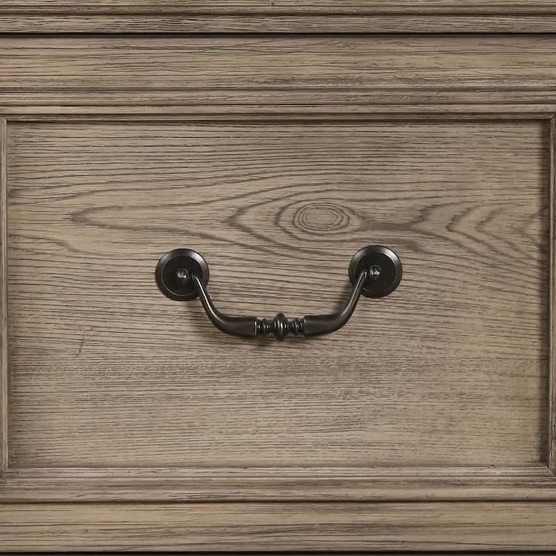 Furniture of America Wacine 3-Piece Weathered Grey Wood Panel Bedroom Set