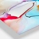 preview thumbnail 5 of 11, Designart 'Creative Flower in Multiple Colors' Oversized Modern Wall CLock