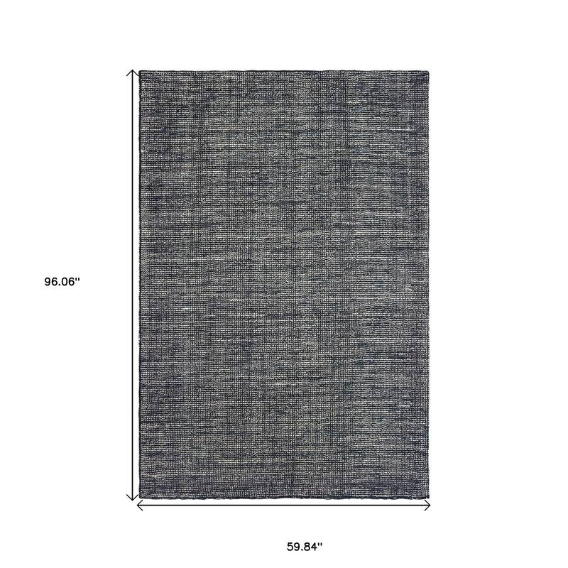 HomeRoots Solid Color Modern Rectangle Area Rug