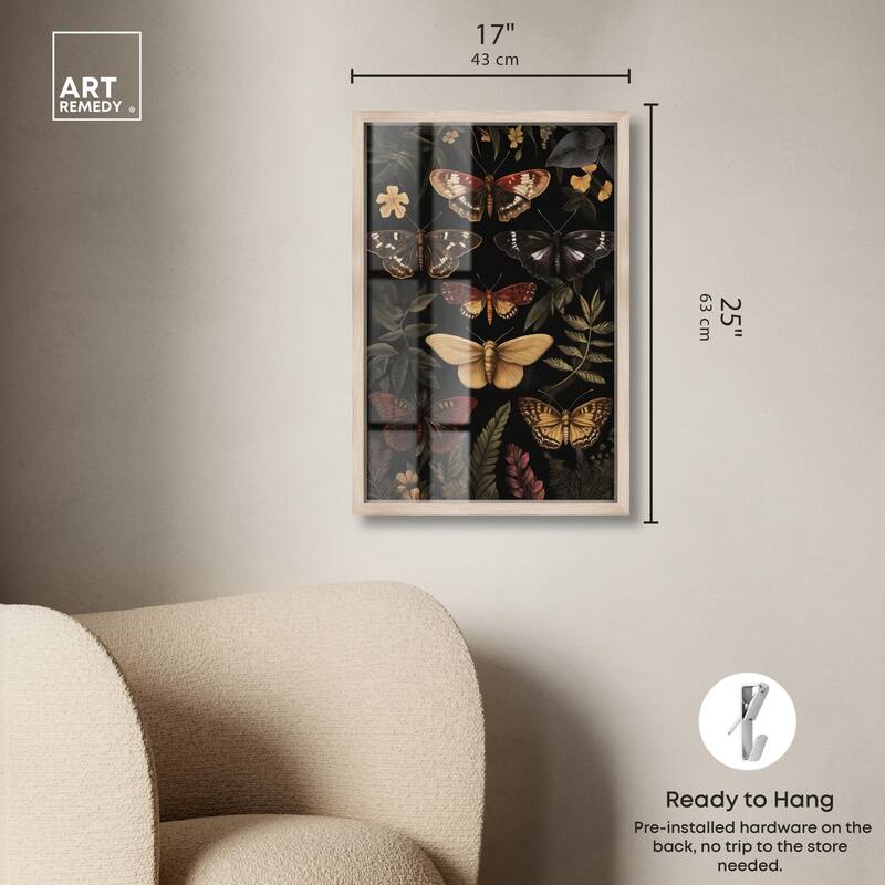 Winged Visitors III Shadowbox by Art Remedy