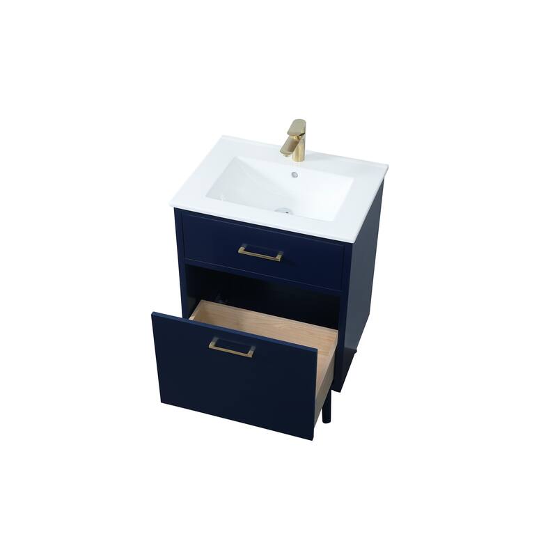 Nautical 18 - 30 Inch Single Bathroom Vanity