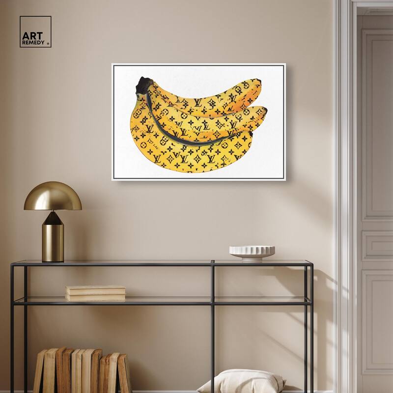 Fashion Bananas Canvas by Art Remedy