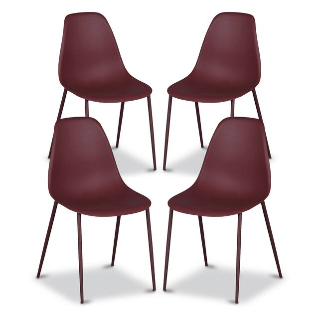 Poly and Bark Isla Chairs (Set of 4)