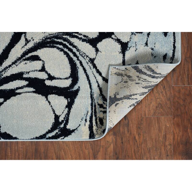 KAS Watercolors Mid-Century Marble Rug