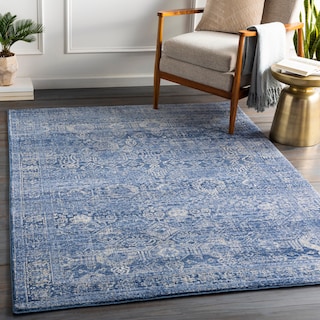 Copper Grove Wageningen Distressed Medallion Pattern Area Rug