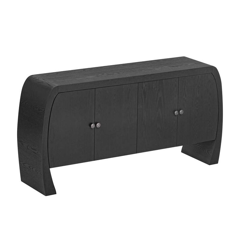 U-shaped design four-door storage cabinet