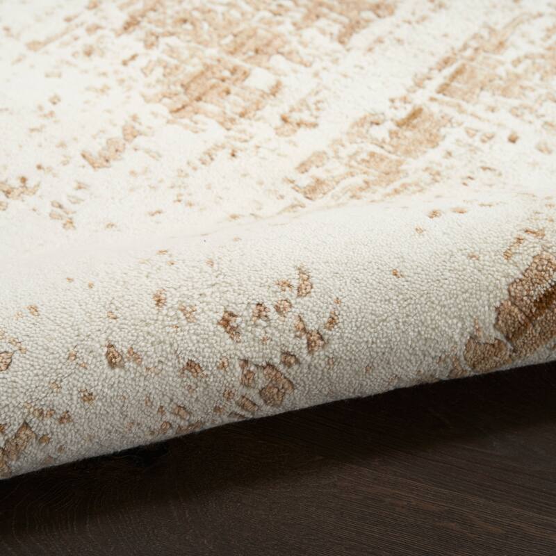 Nourison Harmony Indoor only Ivory Abstract Area Rug