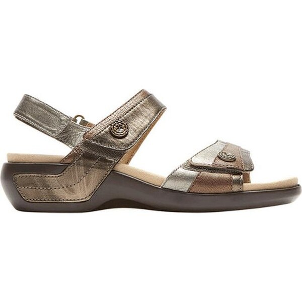 Multi Black Women's Aravon Katherine Hook and Loop Sling Back Sandals Multi Black Women's Aravon Katherine Hook and Loop Sling Back Sandals
