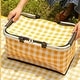 preview thumbnail 8 of 6, 30L Collapsible Insulated Picnic Basket with Lid, Sturdy Handles, and Waterproof Interior