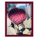 preview thumbnail 99 of 138, Pink Yellow Cactus III -Framed Print w/glass-Cherry Red 12x15 - Red