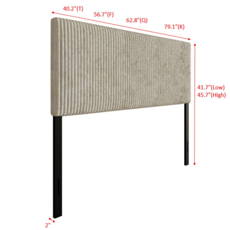 Clayfell Romney Upholstered Headboard