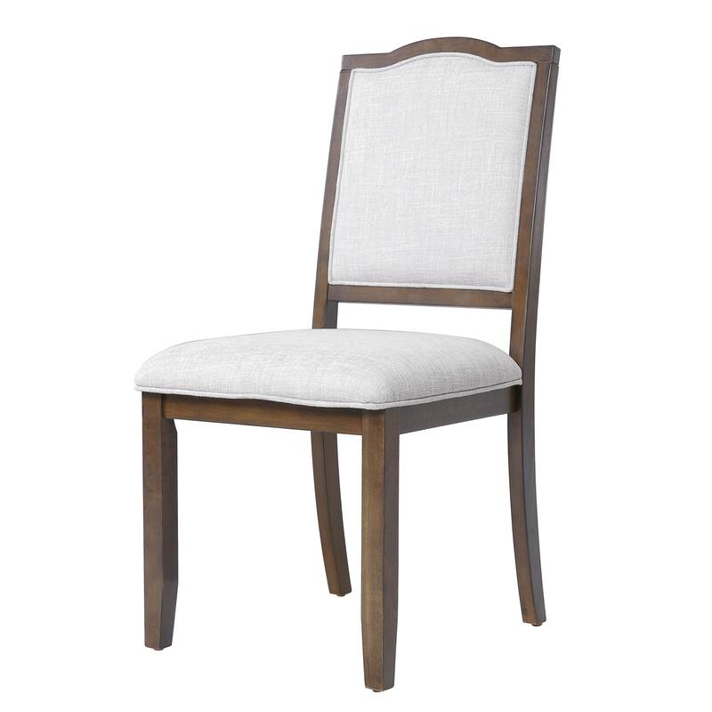 Farmhouse Dining Chairs Set of 4, High Back Upholstered Dining Chairs