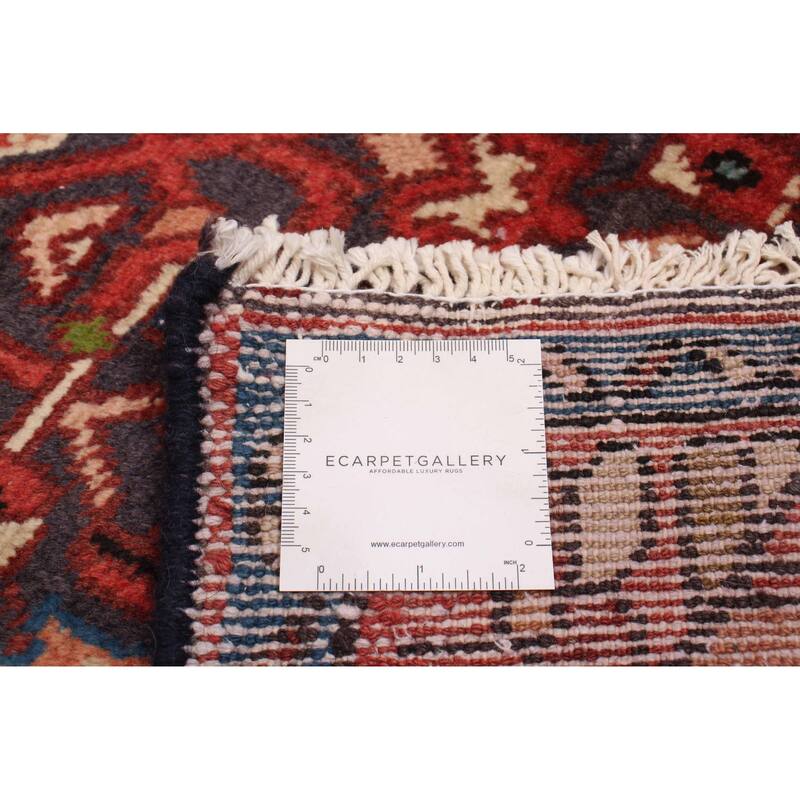 ECARPETGALLERY Hand-knotted Andelz Navy Wool Rug - 3'5 x 9'7