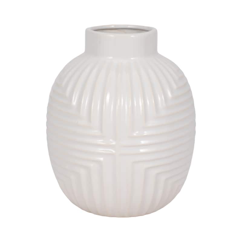 Sagebrook Home Tribal Modern Ceramic Vase